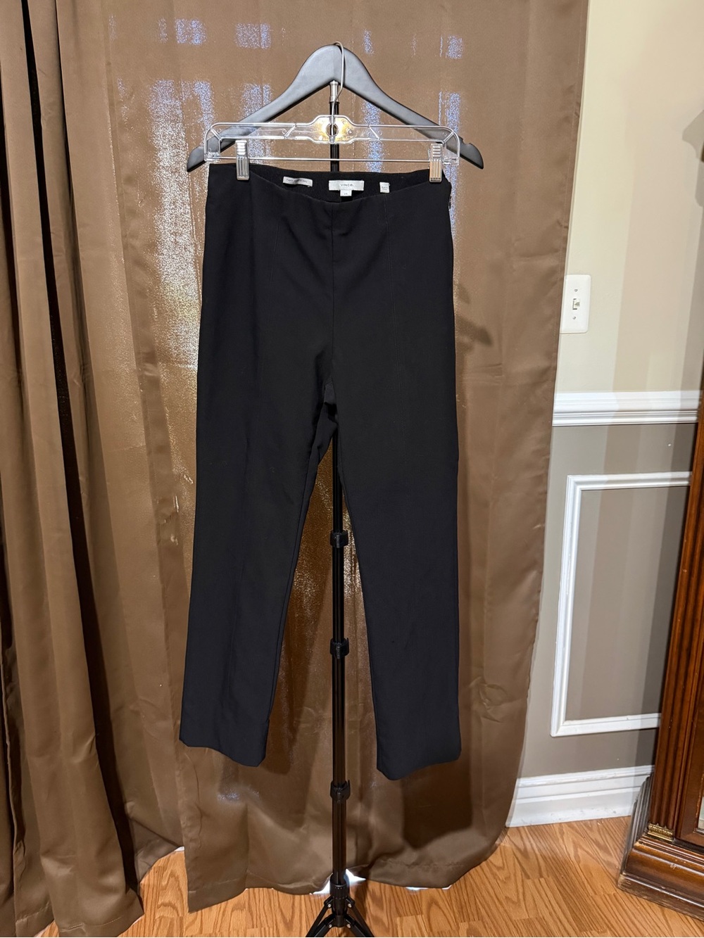 Vince Black Straight-Leg Women's Ponte leggings